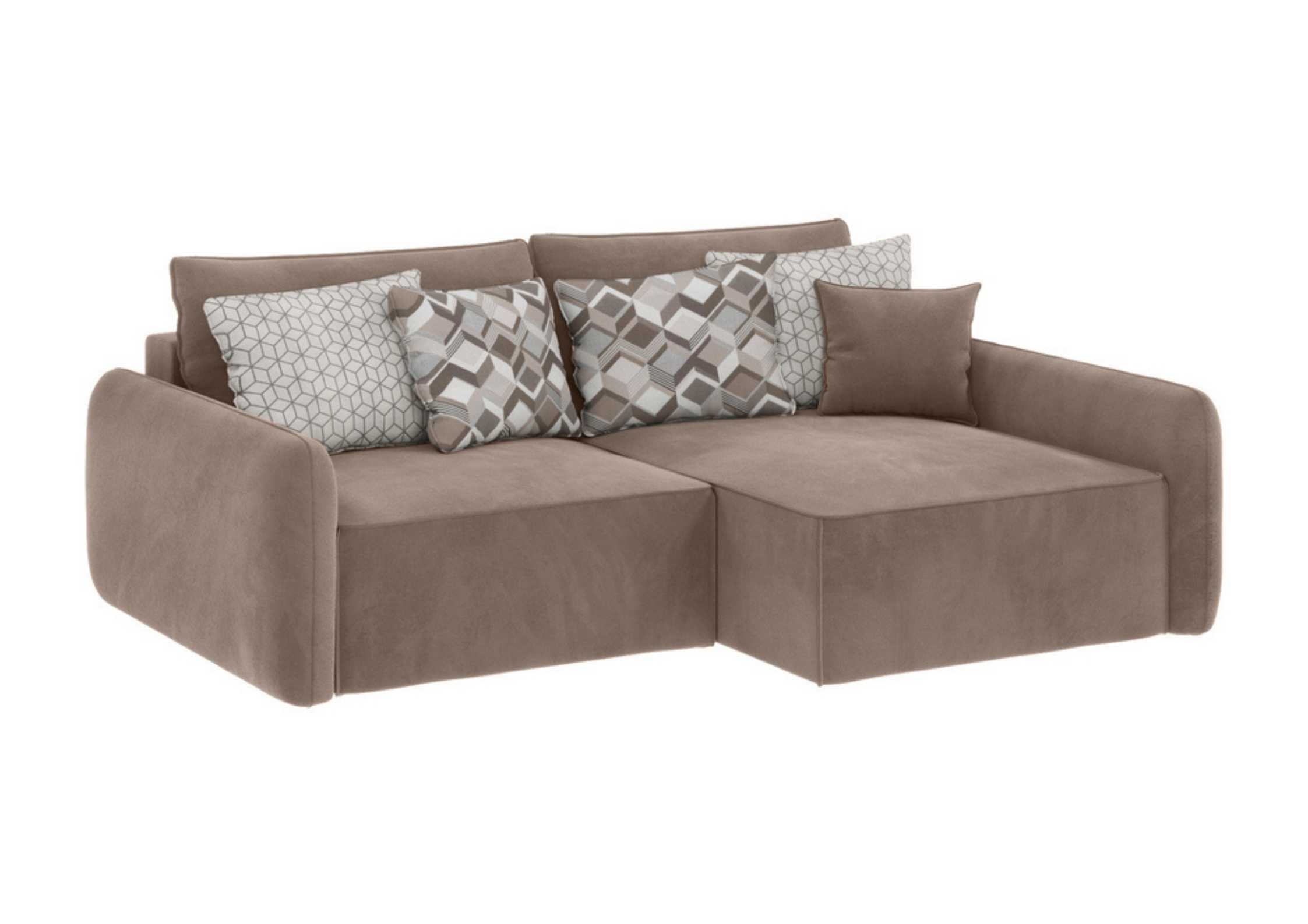 Brązowy narożnik modułowy